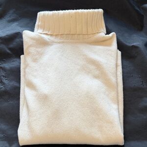 Cozy Cream Cashmere Turtleneck Sweater